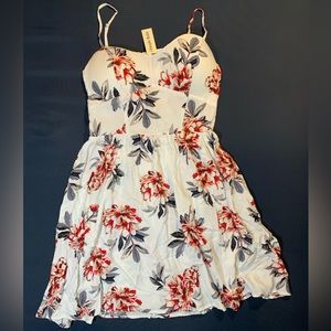 White Floral Dress